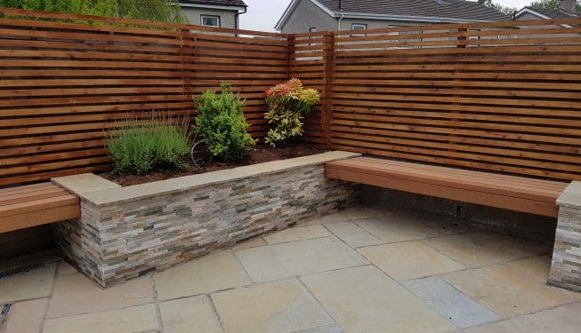 Raised Planter Seating - After Pic 2 - Delaford, Knocklyn, Dublin 16
