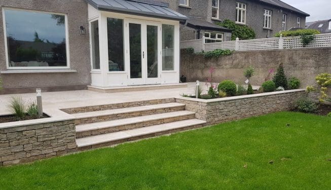 Dartry Park - Limestone steps 1