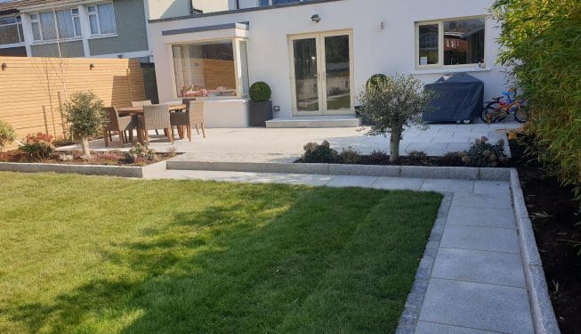 Dalkey Back Garden 1 - Roll out grass sod turf