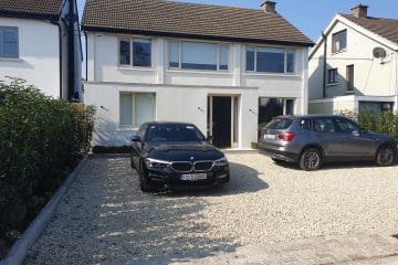 Dalkey Front Garden - Driveway Construction 2