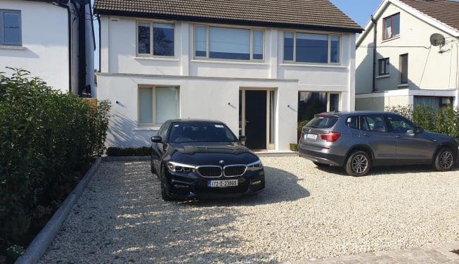 Dalkey Front Garden - Driveway Construction 2