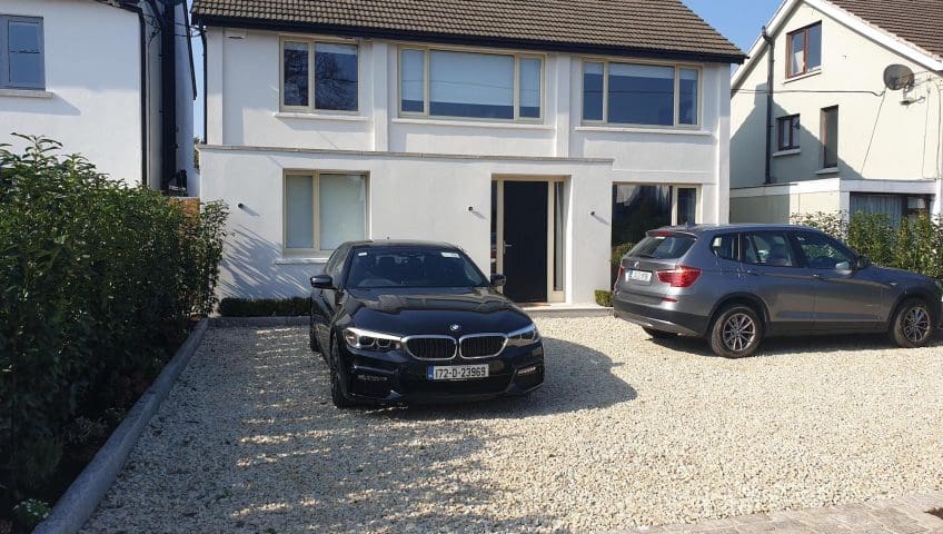 Dalkey Front Garden - Driveway Construction 2