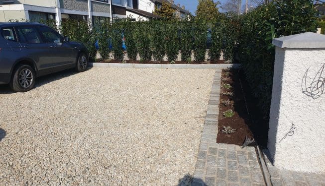 Dalkey Front Garden - Driveway Construction